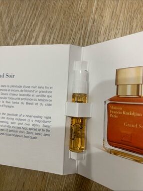 Maison Francis Kurkdjian Grand Soir Sample Vial - Amber Gold
